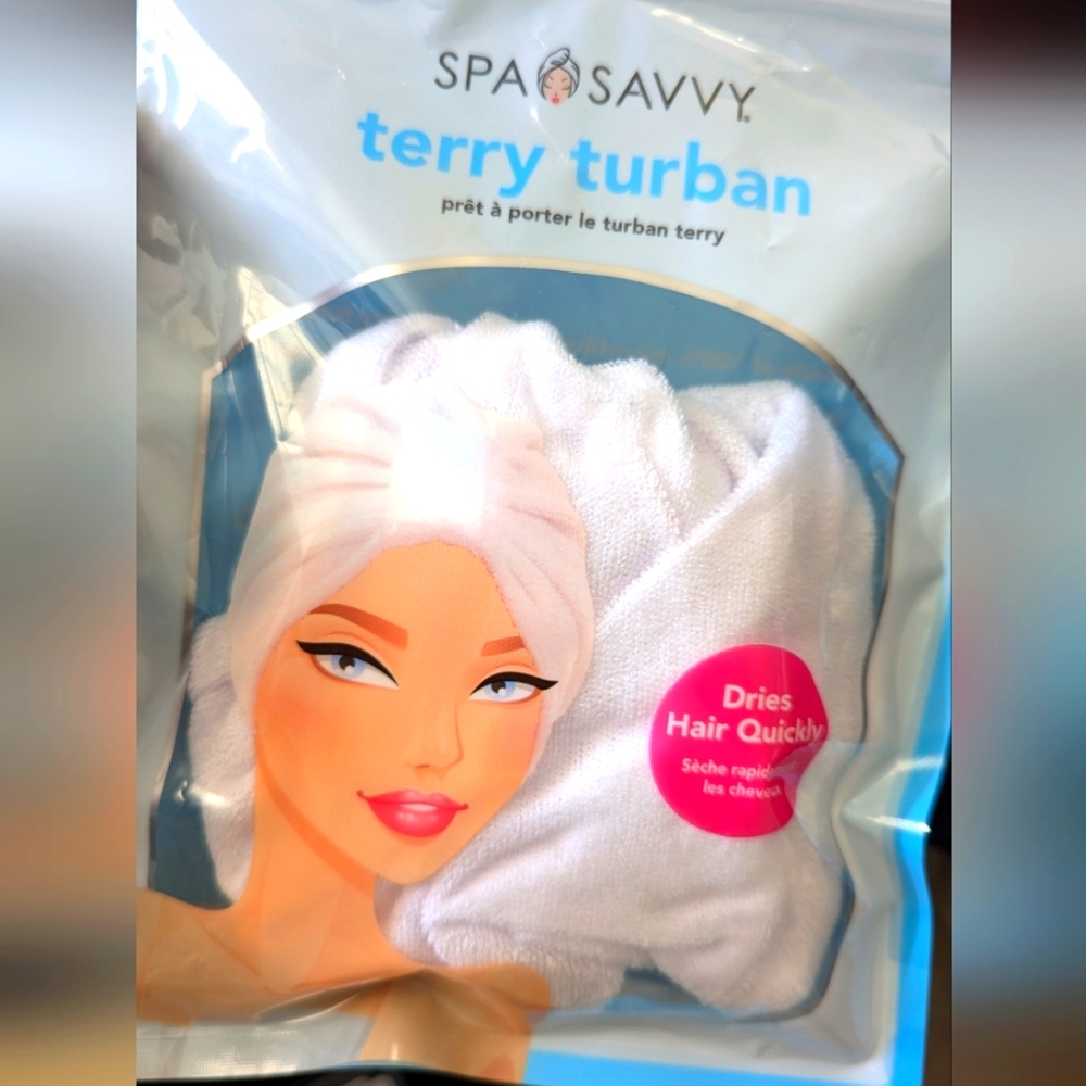 Spa Savvy terry turban